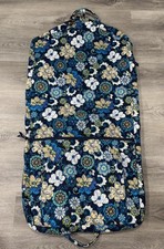 Bolsa de vestuário Vera Bradley padrão aposentado mod floral azul com zíper bolsos acolchoados comprar usado  Enviando para Brazil