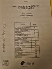 Année contrebasse. morceaux d'occasion  Vichy