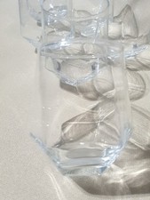 Hexagonal clear glasses for sale  WELLINGBOROUGH