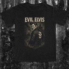 Evil elvis tee for sale  USA