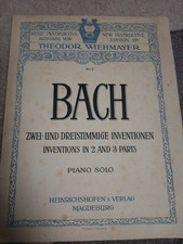 Noten heinrichshofen bach gebraucht kaufen  Radolfzell am Bodensee