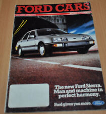 Ford Cars 1982 Sierra Fiesta Escort XR3 Capri Ghia Zakres modeli Broszura Broszura Prospekt, używany na sprzedaż  PL