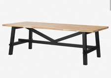 Skogstadining table acacia for sale  FELTHAM