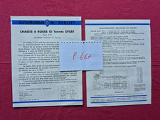 Prospectus .667 berliet d'occasion  Caderousse