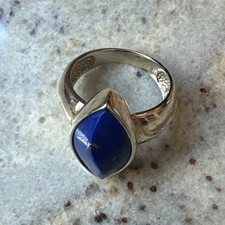 Ring großem lapislazuli gebraucht kaufen  Unterschleißheim