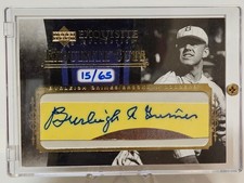 2006 Upper Deck Exquisite Cuts Burleigh Grimes 15/65 autógrafo #EC-BG comprar usado  Enviando para Brazil
