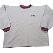 Moletom Billabong Vintage Retro Wave robusto punhos com nervuras pulôver sem tamanho , usado comprar usado  Enviando para Brazil