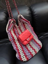 Moda Feminina Verão Praia Viagem Tecer Corda Sacola de Compras Bolsa Tote Grande comprar usado  Enviando para Brazil