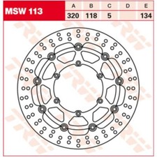 Disque frein msw d'occasion  Lamballe