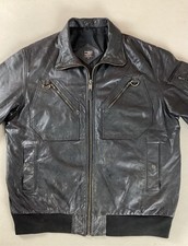 Vintage leather biker for sale  ROYSTON
