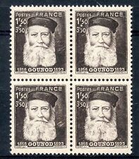 STAMP /  TIMBRE FRANCE NEUF N° 601 ** BLOC DE 4 COMPOSITEUR CHARLES GOUNOD comprar usado  Enviando para Brazil