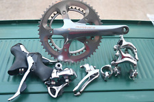 CONJUNTO GRUPO COMPLETO SHIMANO DURA ACE 7800 2X10S 10 VELOCIDADES prata 53/39T-172,5 comprar usado  Enviando para Brazil