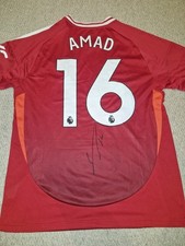 Camisa Manchester United 2024/25 Home assinada por Amad Diallo, usado comprar usado  Enviando para Brazil