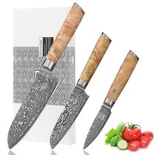 Set coltelli damasceno usato  Spedire a Italy