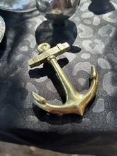 Fivela de cinto âncora náutica James Avery aposentado e raro vintage década de 1970 latão comprar usado  Enviando para Brazil