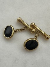 Gold cufflinks for sale  KINGSTON UPON THAMES