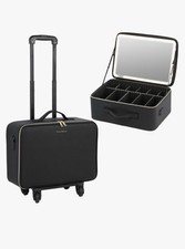 Estojo cosmético Tense Edano novo, preto, couro sintético MSRP $70 comprar usado  Enviando para Brazil