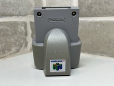 Oficial Nintendo 64 Rumble Pack Pak N64 OEM NUS-013 FUNCIONANDO E30 comprar usado Oficial Nintendo 64 Rumble Pack Pak N64 OEM NUS-013 FUNCIONANDO E30 comprar usado  Enviando para Brazil