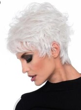 Perucas femininas de cabelo curto encaracolado natural tira BOB cosplay peruca completa AA, usado comprar usado  Enviando para Brazil