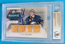 2015-16 Jack Eichel SP Jogo Usado Rookie Phenom Relíquias Jersey RC/125 Auto BGS comprar usado  Enviando para Brazil