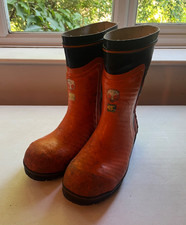 Chainsaw safety boots for sale  FLEET