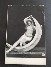 Cpa femme seins d'occasion  Verneuil-l'Étang