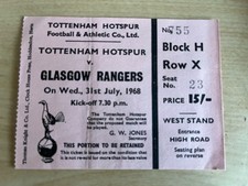 Tottenham glasgow rangers for sale  BURY