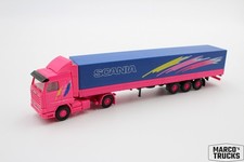Wiking Scania 143 500 semi-reboque rosa/azul "Scania" modelo promocional 1:87 /WI1 comprar usado Wiking Scania 143 500 semi-reboque rosa/azul "Scania" modelo promocional 1:87 /WI1 comprar usado  Enviando para Brazil