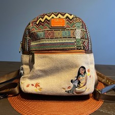 Mini Mochila Loungefly Disney Pocahontas Tecido CaixaAlmoço Exclusivo comprar usado  Enviando para Brazil