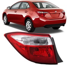 Ajuste 2014-2016 Toyota Corolla 4 portas sedã vermelho claro lanterna traseira externa motorista esquerdo comprar usado  Enviando para Brazil