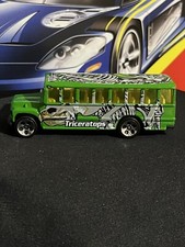Hot Wheels 1988 Triceratops Bus 1:64 Green Dinosaurs Diecast estado quase perfeito comprar usado  Enviando para Brazil