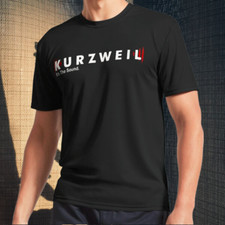 Camiseta masculina logotipo essencial logotipo ousado incrível Kurzweil engraçada tamanho P a 5XL comprar usado  Enviando para Brazil