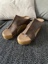 Wedge sandals mules for sale  BRISTOL