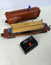 Lote (2) American Flyer 970 SILVER METEOR Brakeman Box / 971 MOE & JOE carro de madeira comprar usado Lote (2) American Flyer 970 SILVER METEOR Brakeman Box / 971 MOE & JOE carro de madeira comprar usado  Enviando para Brazil