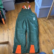 Chainsaw trousers bib for sale  Shipping to Ireland