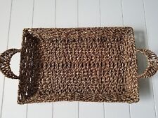 Tray woven wicker for sale  North Chelmsford