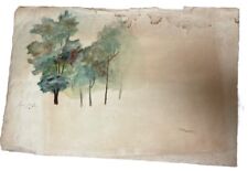 Aquarelle 1917 étude d'occasion  Bordeaux-