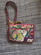 Carteira chaveiro Coach Poppy bolsa moeda, usado comprar usado  Enviando para Brazil