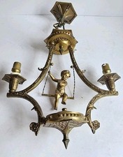 Brass putti cherubs for sale  GRIMSBY