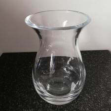 Clear glass vase for sale  CAMBRIDGE