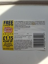 Golden wonder coupon for sale  DURHAM