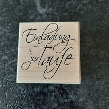 Stempel einladung zur gebraucht kaufen  Grönenbach