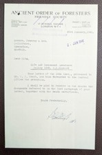 1941 ancient order for sale  HASTINGS