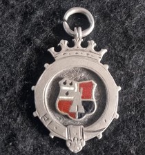 Silver football medal for sale  LONDON