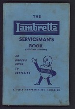 Lambretta serviceman book for sale  High Peak