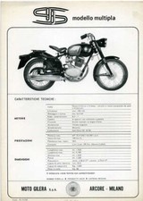 Gilera multipla depliant usato  Vimodrone