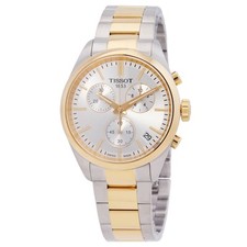 Relógio masculino Tissot PR 100 cronógrafo quartzo mostrador prata T1504172203100 comprar usado  Enviando para Brazil