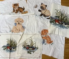 Vintage fabric panels for sale  Granville