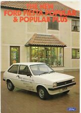 Ford fiesta popular for sale  UK