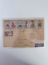 1960 França Correio Aéreo Capa – Heróis da Resistência + Selo de Refugiado – Patriótico comprar usado  Enviando para Brazil